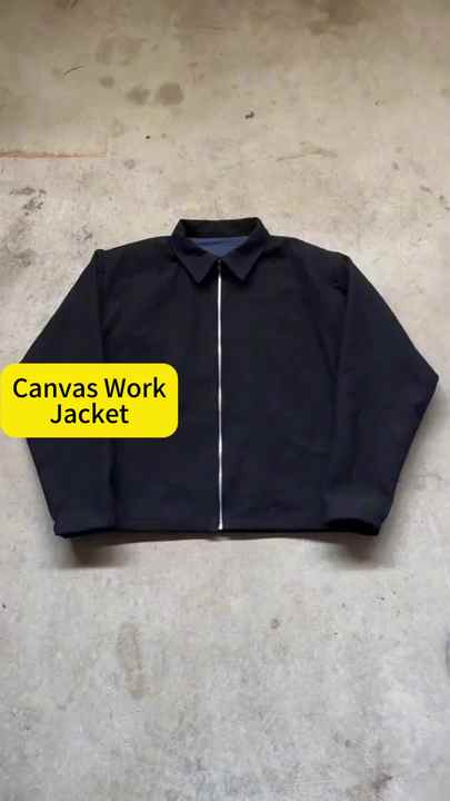 Work Jacket Zipper Hoodie for Men - Custom Embroidery Patch