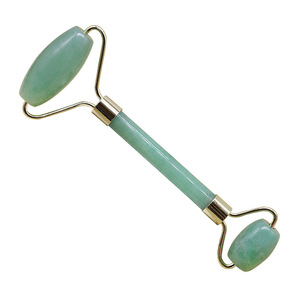 Natural Green Aventurine Stones Jade Roller for Face Gua Sha Healing Slimming Massage Tool