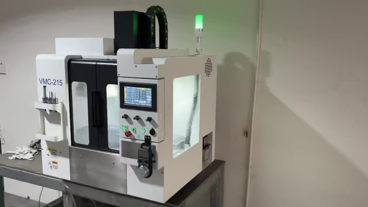 VMC215 Mini İşleme merkezi. Küçük masaüstü CNC freze makinesi