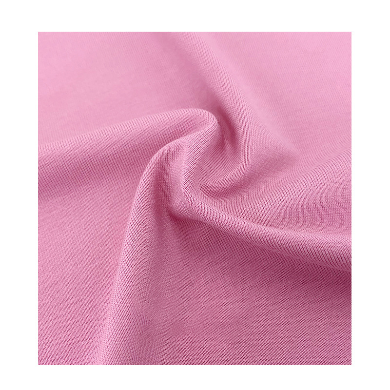 40 вискоза Модальная ткань 170 г чесаный хлопок трикотажная односторонняя футболка ткань повседневная одежда Пижама ткань