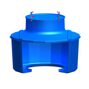 fiberlglass frp tank sump for underground fuel storage tank in