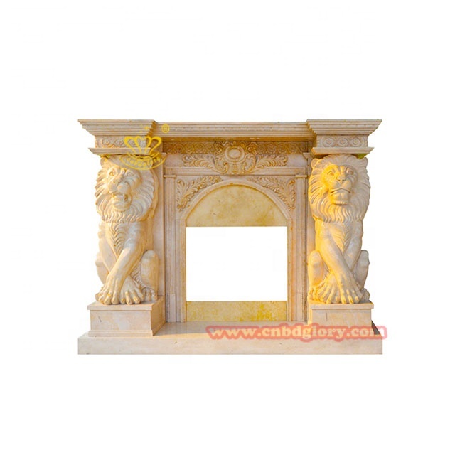 Гранитный дизайн мраморные камины Mantel электрические камины