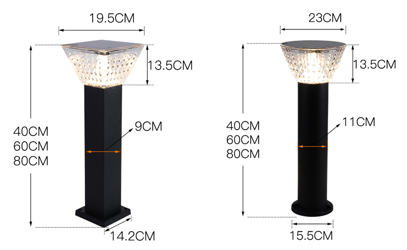 New Design Aluminum Waterproof Lawn Landscape Decorative Led Garden Light