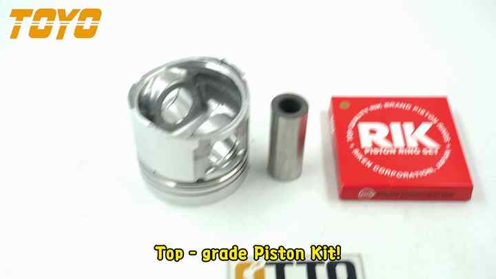 Excavator ZX210 ZX230 4BG1 6BG1 Engine Piston 4 Cyl 55.3mm
