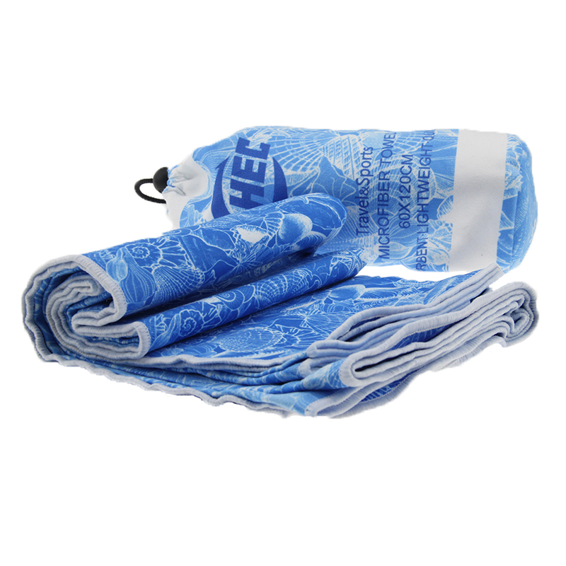Дешевое Походное полотенце из микрофибры с логотипом на заказ, Походное полотенце