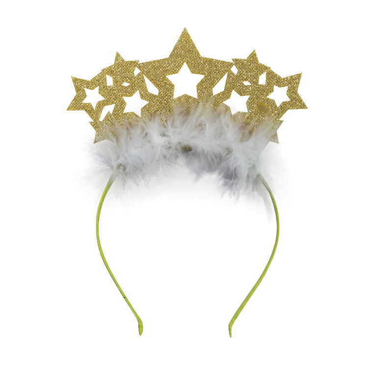 Glitter headband decor kids party Sequin Crown Hairband Sparkle Reversible