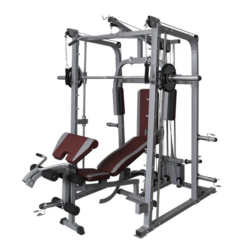 squat rack with pulley