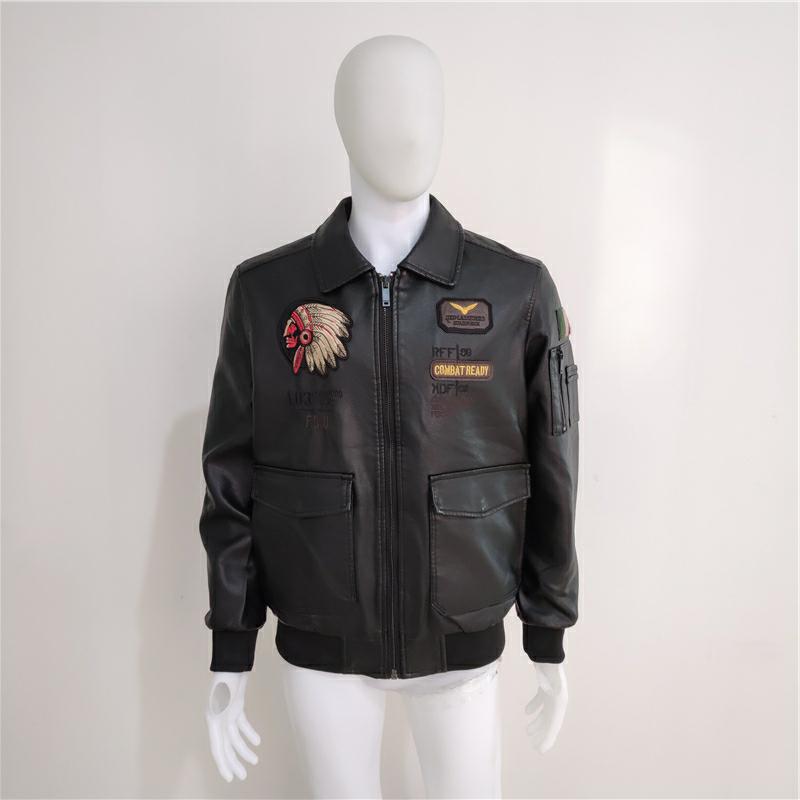 Mens Stylish Lambskin Genuine Leather Jacket 439