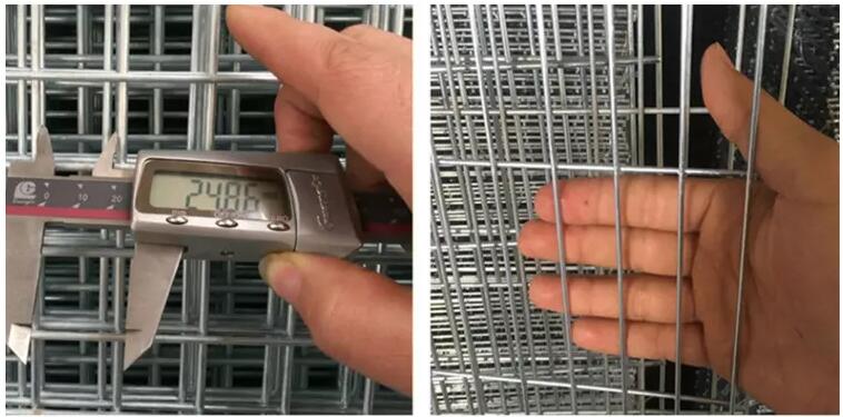 50x50mm aperture galvanized fence 4mm welded wire mesh panel