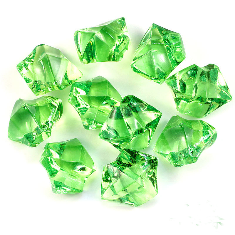 人工カラーロックアクリルクリスタルカラーストーンプラスチック透明