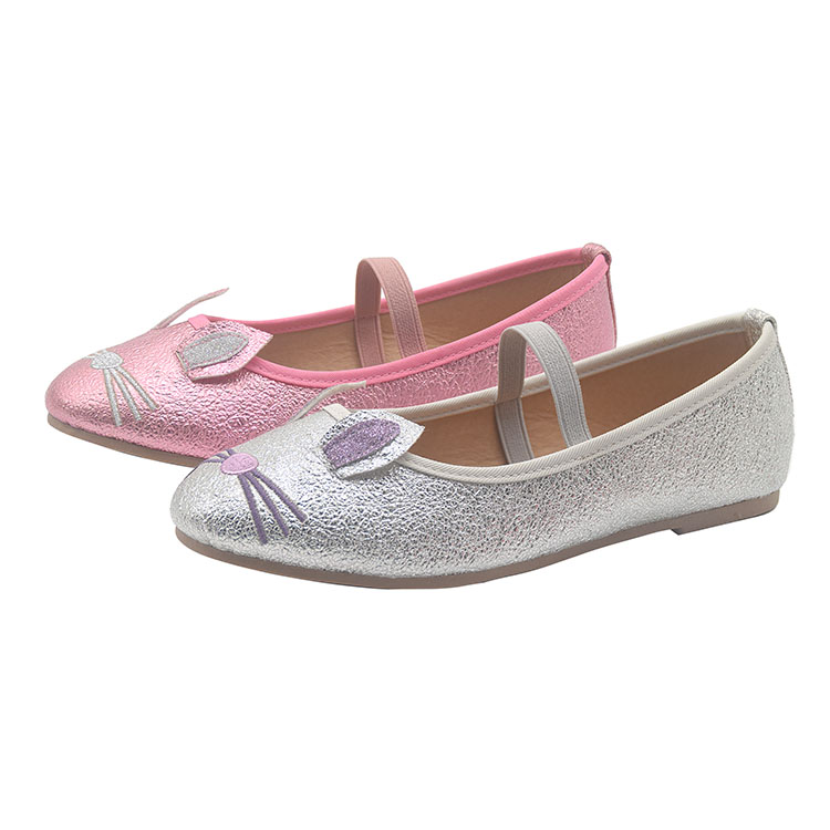 Детская кожаная обувь карамельных цветов, Детские балетки, повседневная обувь