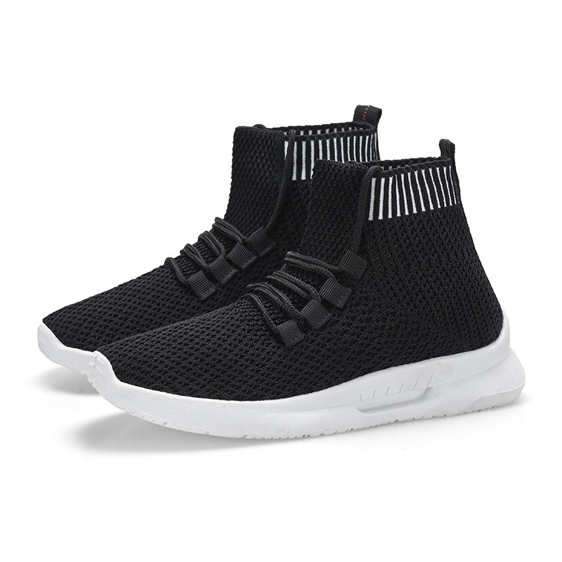 Лидер продаж; Модные летние вязаные туфли; Женские носки на плоской подошве