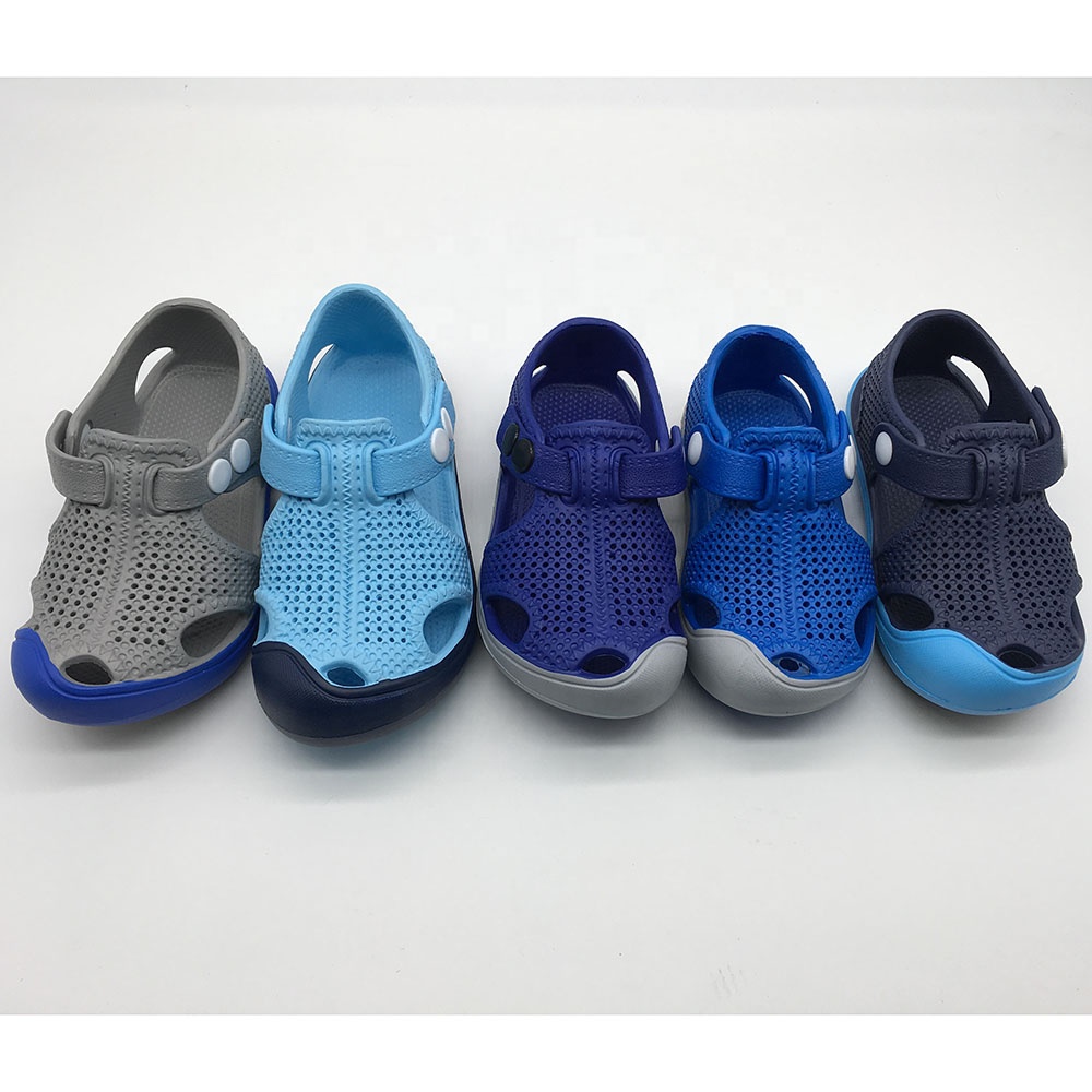 Оптовая продажа, сабо для мальчиков EVA, сандалии, тапочки, симпатичные детские сабо EVA, дешевая садовая обувь