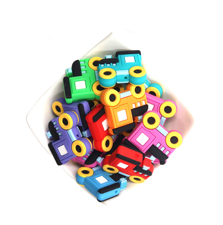 Силиконовые бусины YDS без бисфенола А для детского прорезывателя «сделай сам» для кормления, ожерелья, браслета, аксессуары