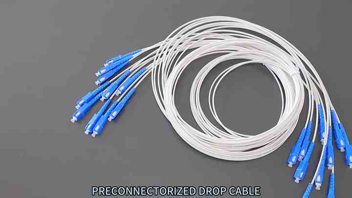 Single-Mode Fiber Drop Cable Patch Cord SC UPC APC 1Core FRP/Steel ...