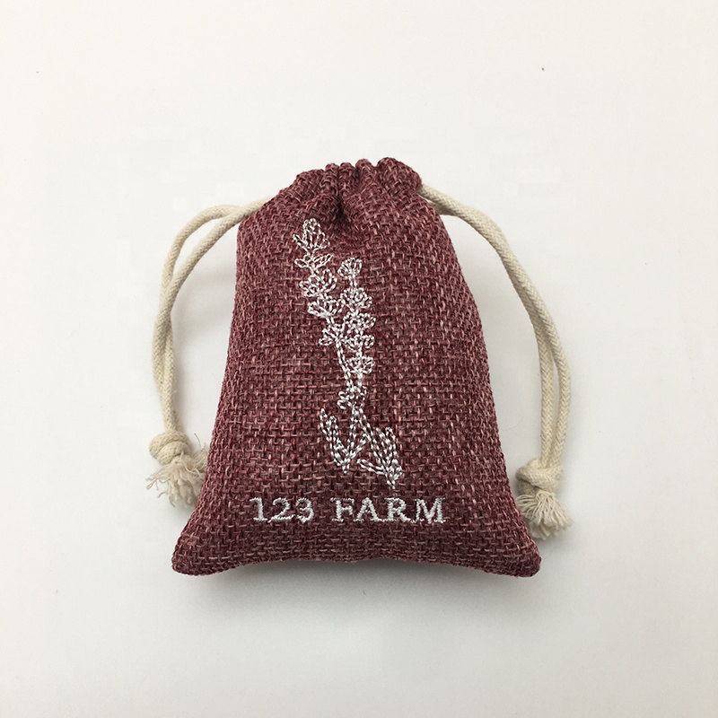Сделанный на заказ хлопковый джутовый мешок для ювелирных изделий