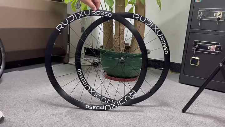 RUJIXU ultra Light RD300 Black Sticker 700c Wheel Disc Brake 36T