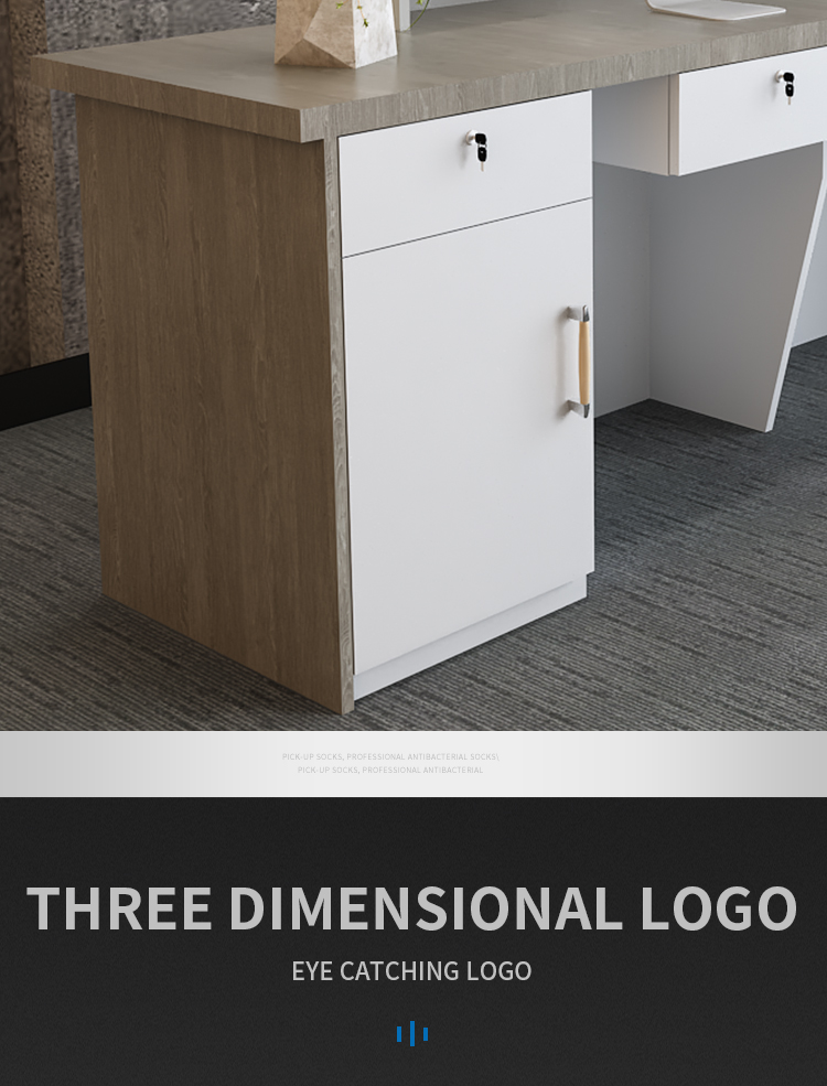Simple type marble reception desk salon reception office desk front table
