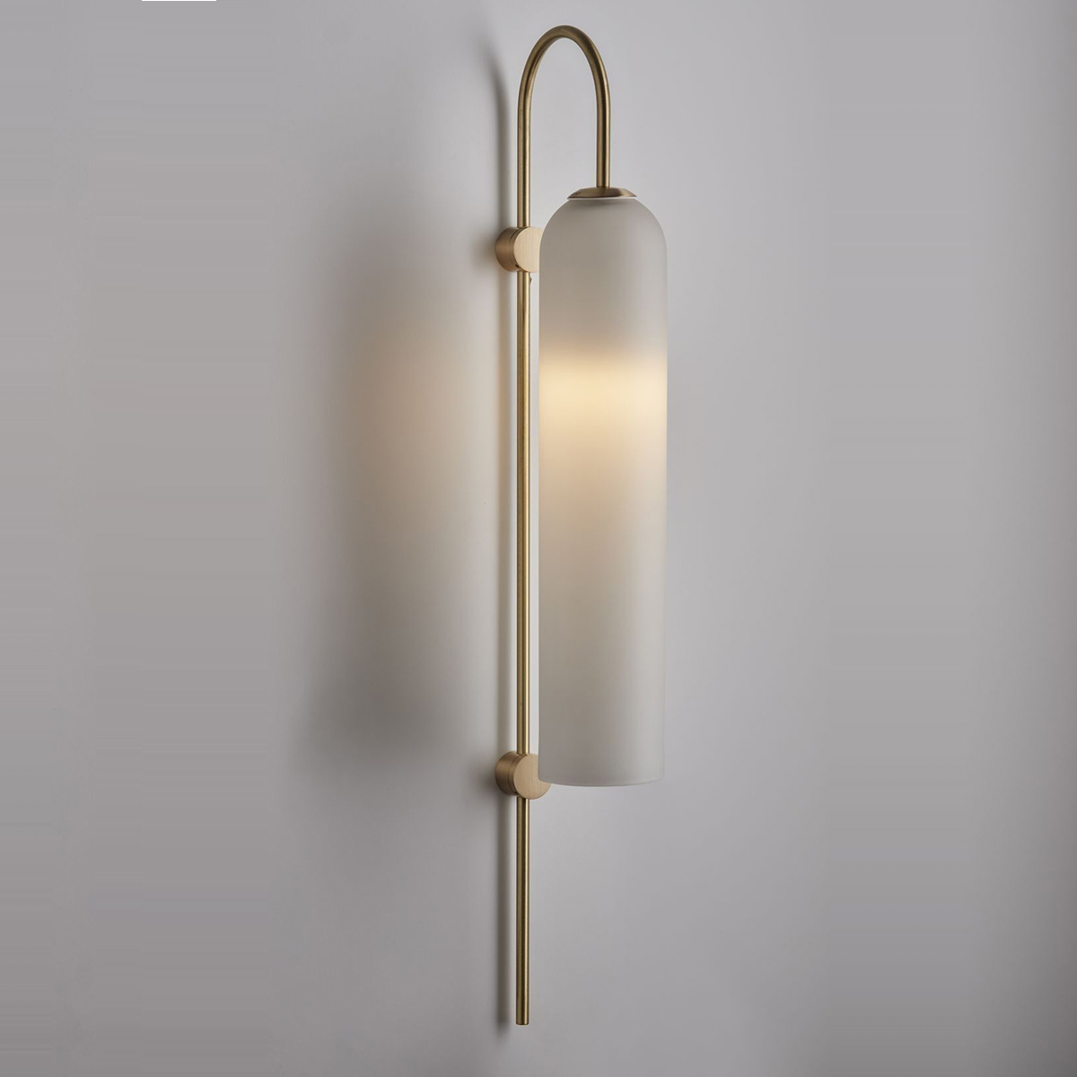 Modern decorative bedroom wall lamp with blue shade