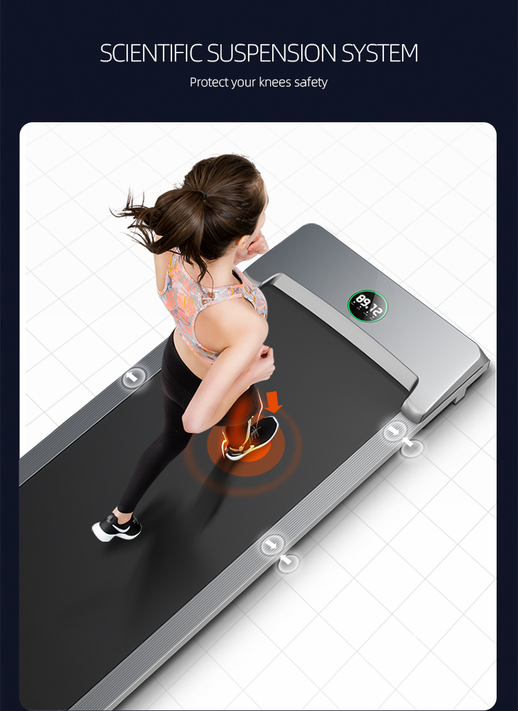 YPOO Most cost-effective walking pad mini electric treadmill home fitness walking running machine treadmill