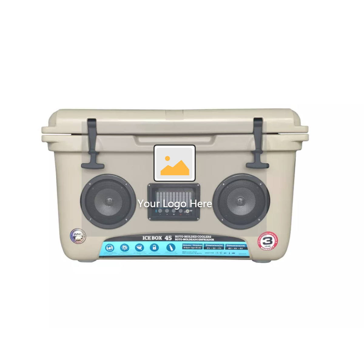 35l rotational fishing ice cooler box rotomolded cooler box