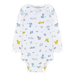 Spring-Autumn 100% cotton soft Full-Sleeve cute cartoon baby romper clothes