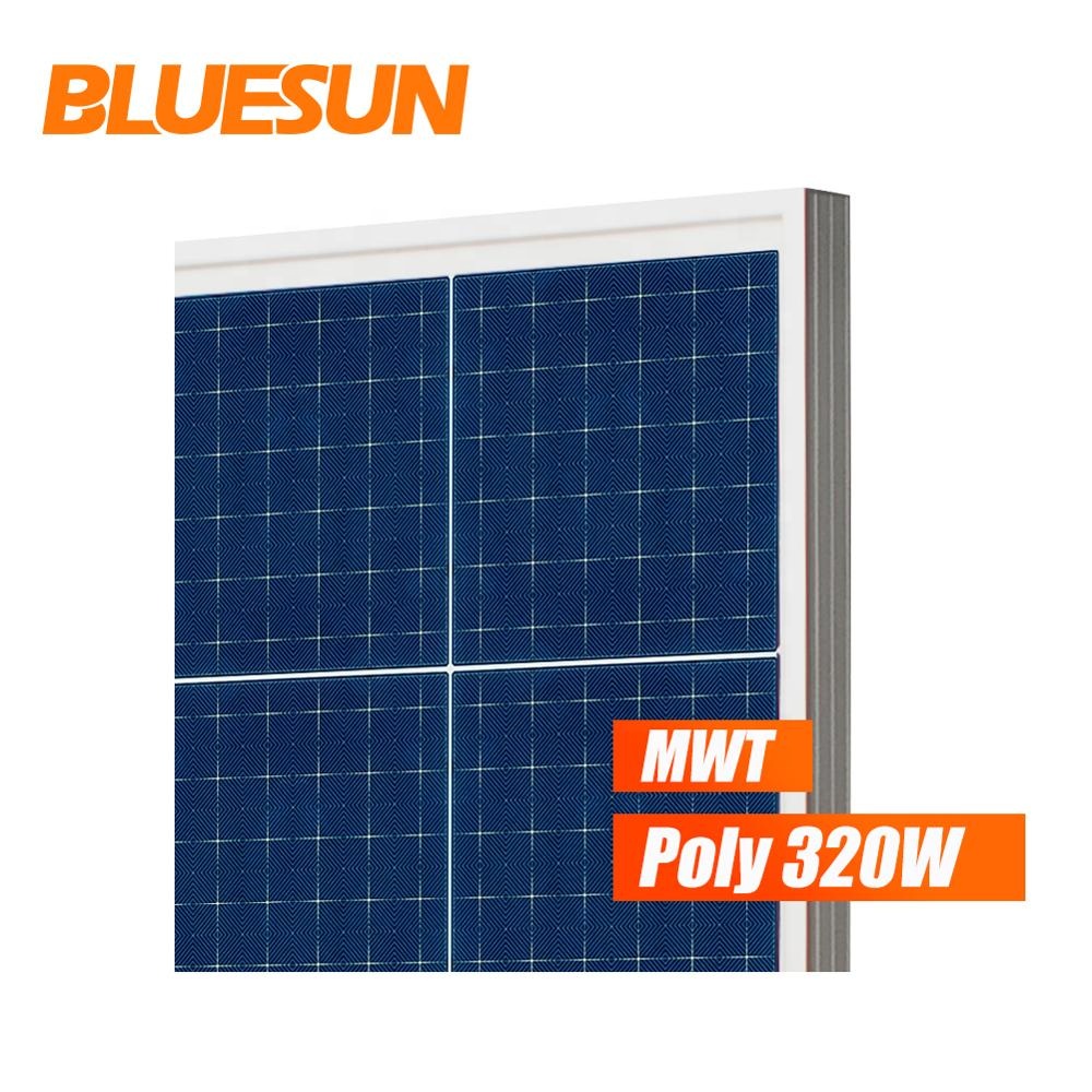 BLUESUN MWT preço painel solar 290 w 300 w 320 w mono painel solar 300 watt 300 w metal envoltório através de painéis solares