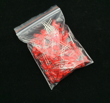 100 шт. 5 мм светодиодные диоды 5 мм набор в ассортименте красный самодельный светоизлучающий диод