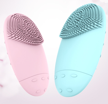 Professional Portable Electric Sonic Silicone Waterproof Facial Cleansing Brush