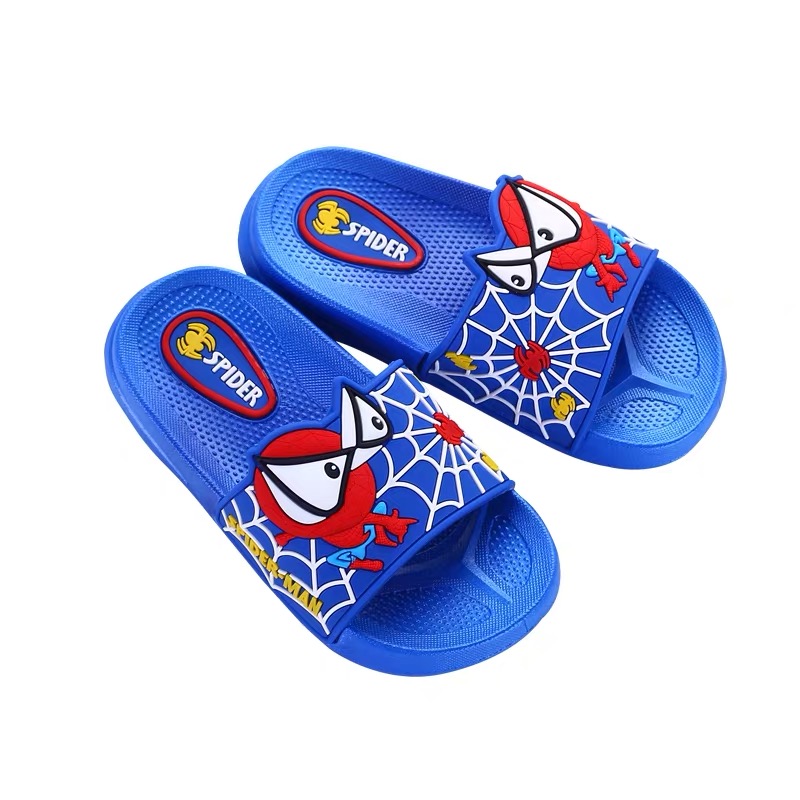 Тапочки для мальчиков из ПВХ с героями мультфильмов, Человек-паук