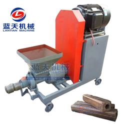 High temperature extrusion sawdust biomass fuel charcoal wood log making machine