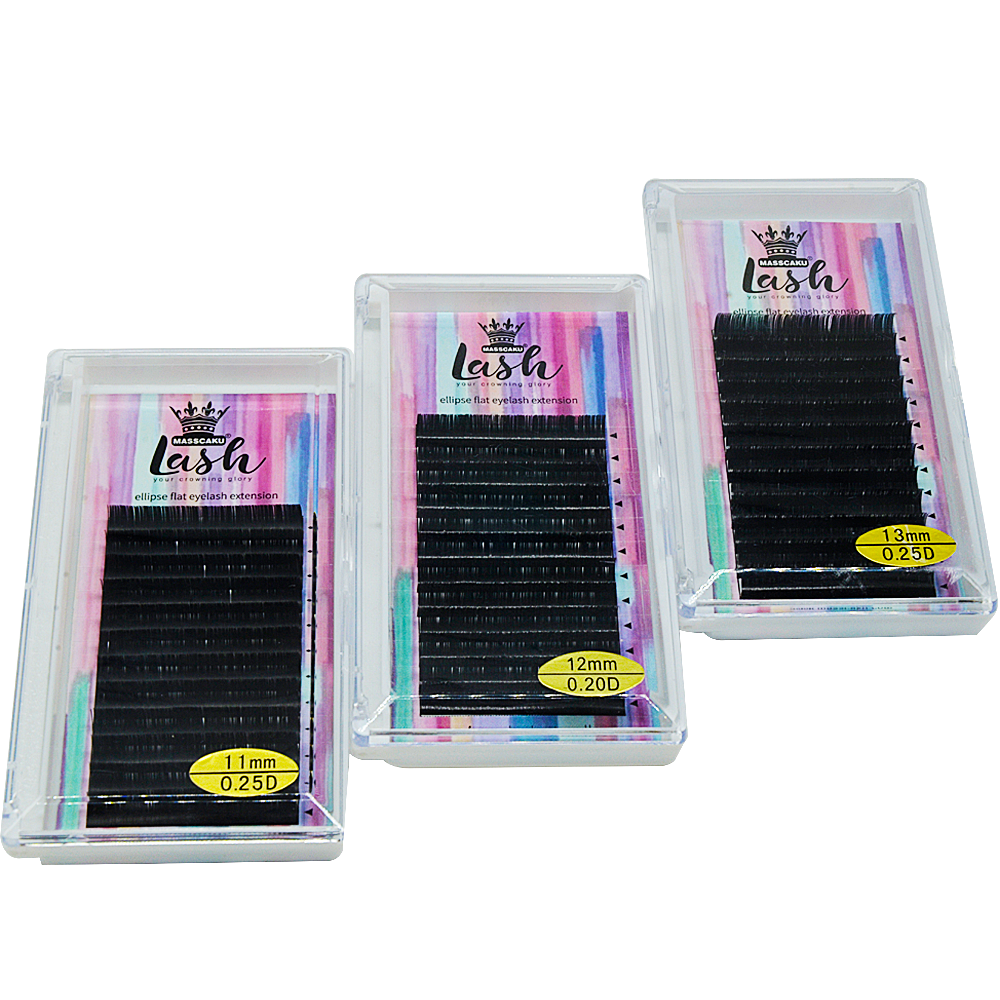 Оптовая продажа, производитель плоских ресниц elipse, кашемировые ресницы для наращивания