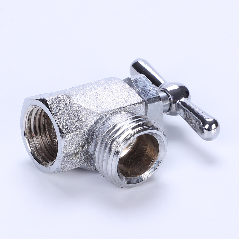 High quality stain chromed finish of washing machine valve