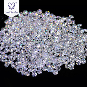 Yadis Factory White Round Loose Moissanite stone strong fire forever moissanites making wedding rings small size