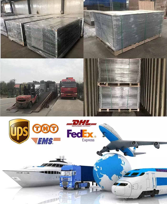 China manufacturer PVC coated High quality 3D curved fence panel triangle bending fence