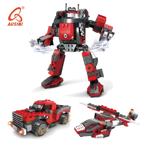Costruzioni Ausini Titan Form Heroes transformer robot compatibili Lego 180 pezz 