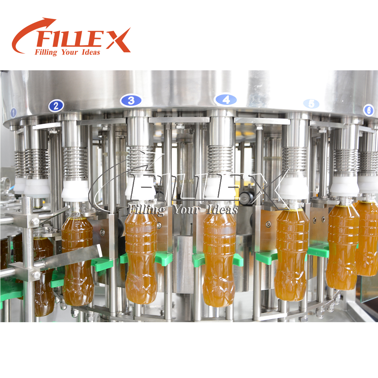 Автоматическая машина для розлива и закупорки оливкового масла