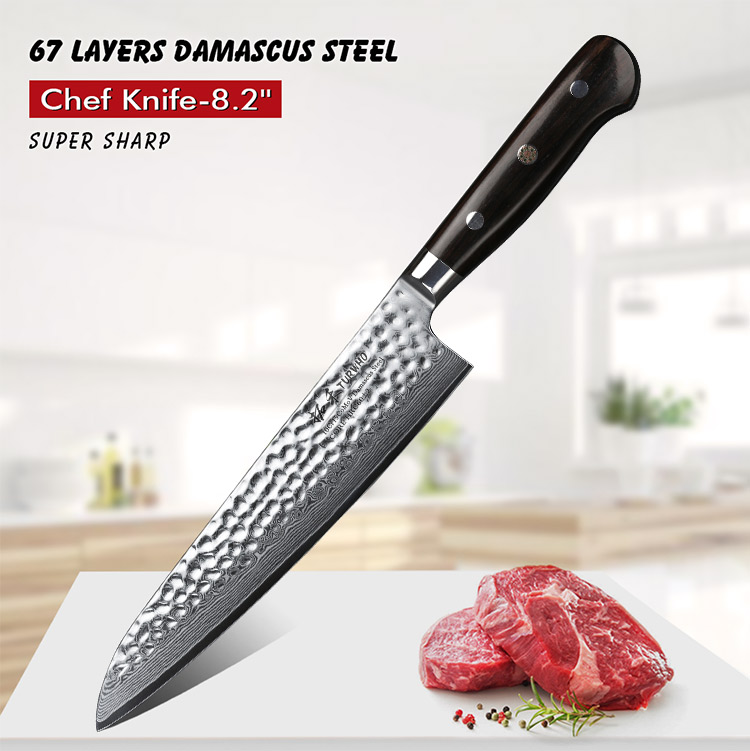 Hi-Performance Damascus Steel Kitchen Knife Japanese Chef's Knife Gyuto