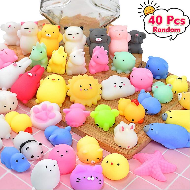 ZQX44-1 с кавайным животным мини мягкие игрушки для снятия стресса, вечеринки и мягкими Squeeze игрушки для детей