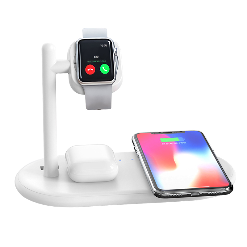 3 In 1 Wireless Charging Stand For Apple Watch For iPhone 11 X XS XR 8 For Airpods Pro 10W Qi Fast Charger Dock Station