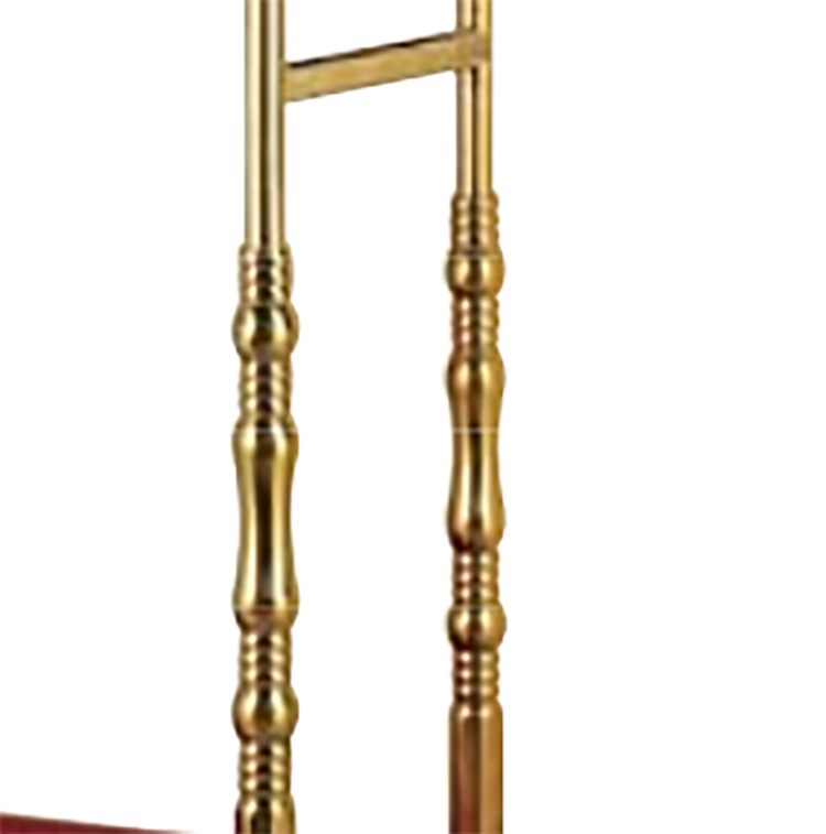 Sales Promotion Luxury 5 Star Lobby Luggage Cart Royal Polo Luggage Trolley/ Hotel Luggage Trolley Cart