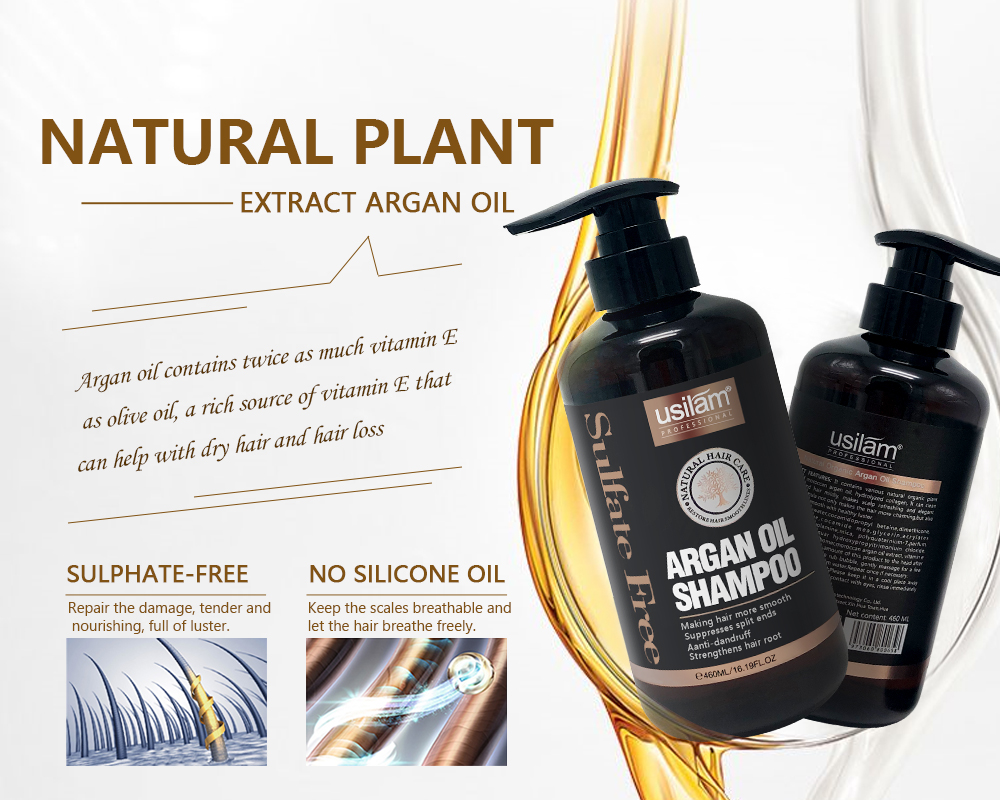 Фирменный натуральный органический шампунь с аргановым маслом, шампунь с кератином против выпадения волос, шампунь для ухода за волосами, шампунь
