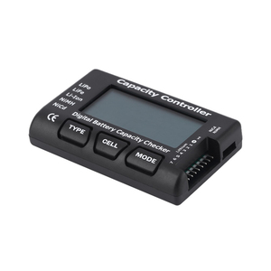 pedkit Probador de bater/ía Lipo,Comprobador de Capacidad de bater/ía Digital Probador de Voltaje de bater/ía Retroiluminaci/ón LCD para LiPo Life Li-Ion NiMH Nicd