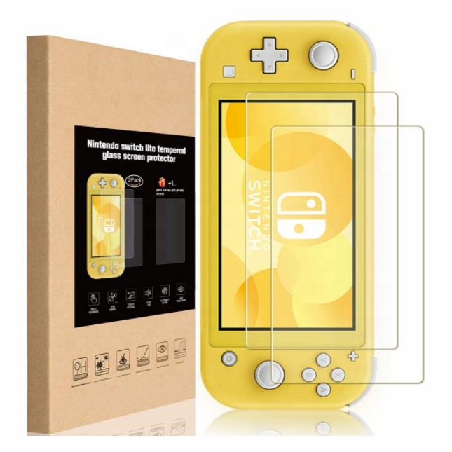 HD Water Proof Tempered Glass Film Anti Shock Screen Protector for Nintendo Switch Lite