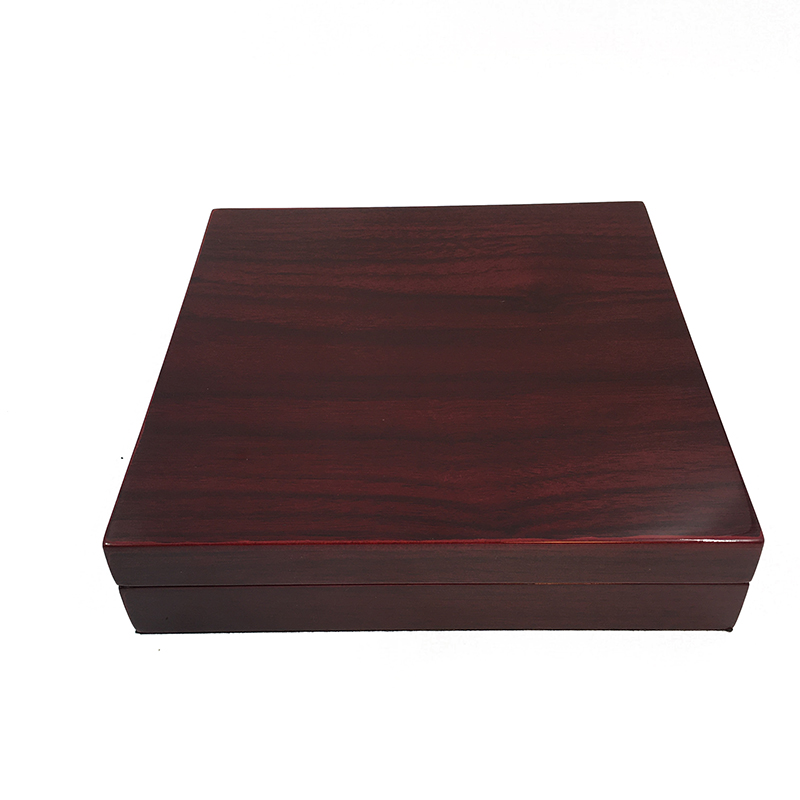 Vente chaude de luxe de haute qualité Boîte de rangement en bois de chocolat au chocolat