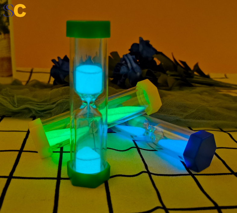 Пластиковые песочные часы, цветные песочные часы, светящиеся песочные часы