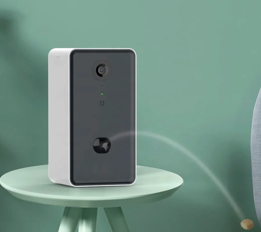 Умная автоматическая кормушка для собак с дистанционным управлением APP Wifi и камерой