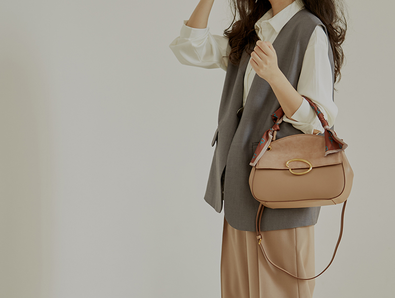 New Item Women Fashion Shoulder Bag Luxury Plain Leather Shoulder Bags Customized Logo