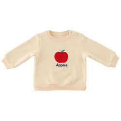 2020 hot sale new ODM custom apple pattern winter warm round neck pullover sweater