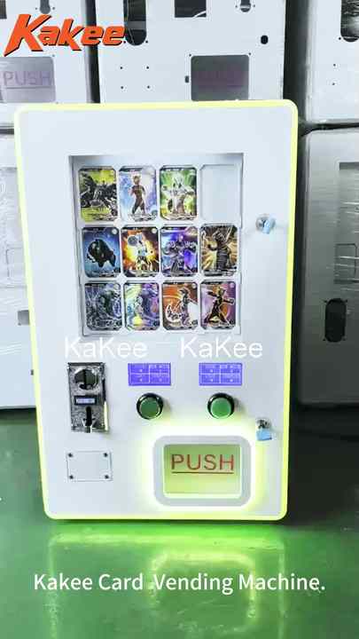 yugioh card vending machine New Design Coin Operated Trading Card Twist Game Machine Yu-Gi-Oh Card  Gacha Bot Sticker Vending Machine